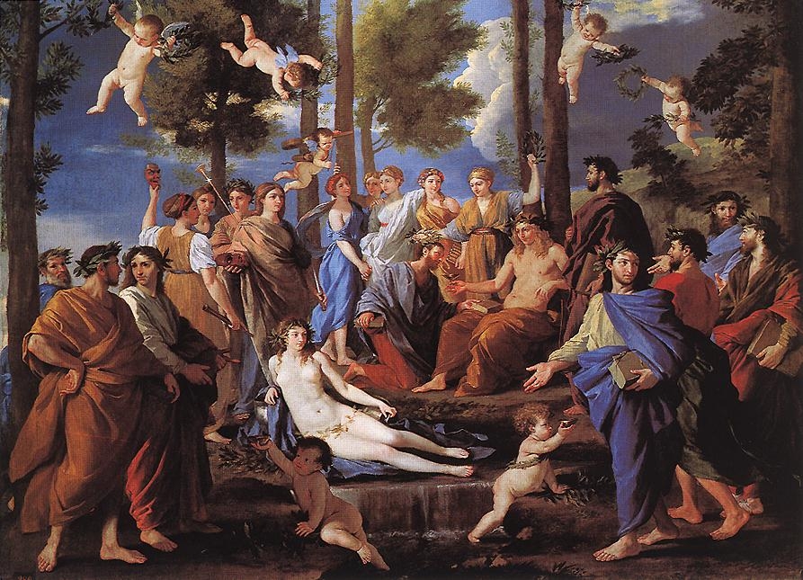 Poussin, Nicolas (1594-1665) - Apollon et les Muses.JPG